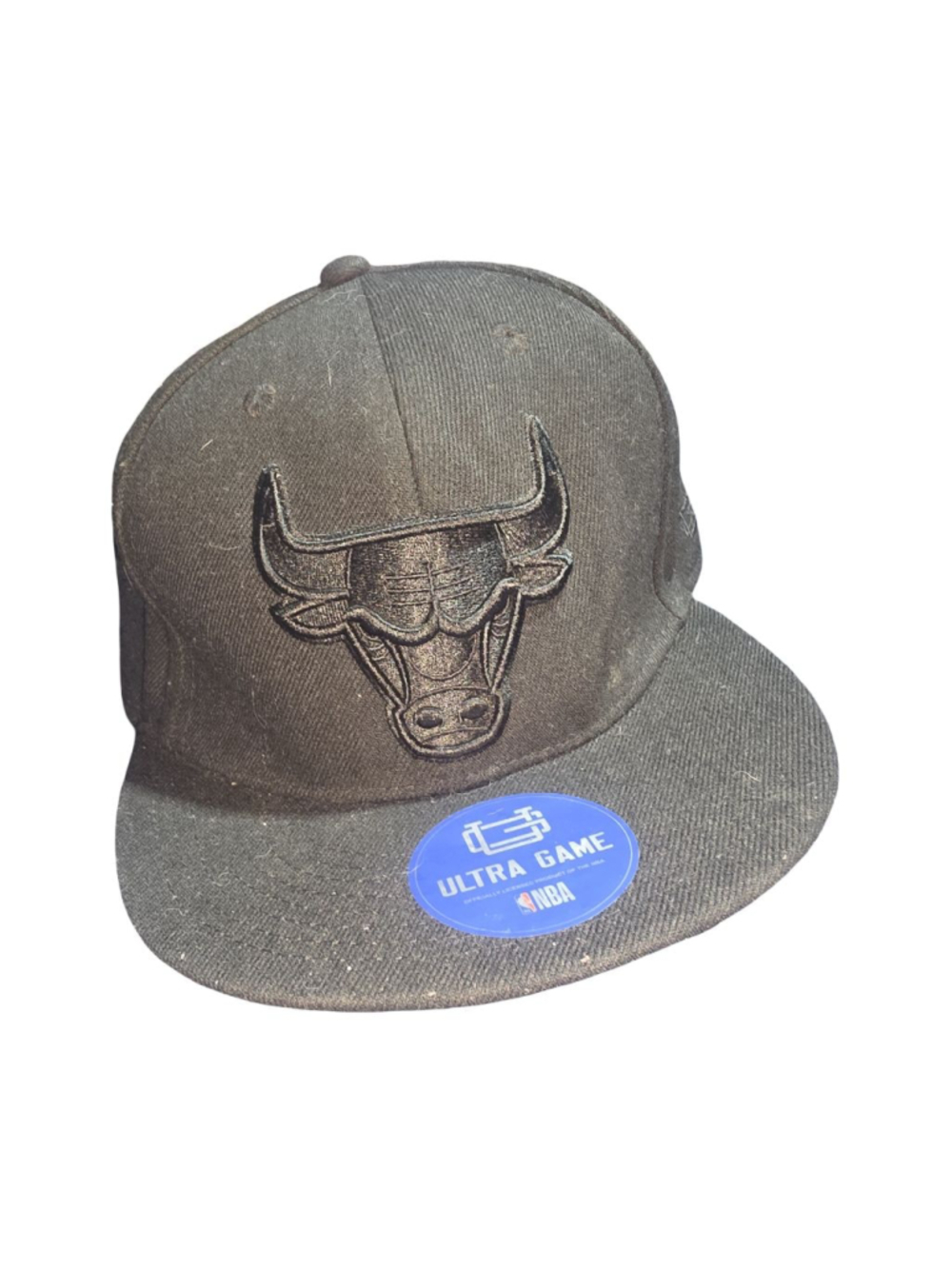 Men's Ultra Game Chicago Bulls Black One Size Snapback Hat